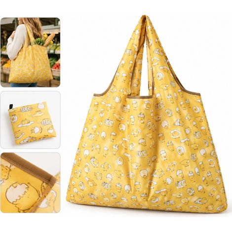 1 Pièce Sac à Provisions Pliable en Oxford, 58×40 cm, Sac de Course Cartoon pour Supermarché (1/5)