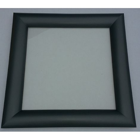 4M – Hublot carré gris RAL 7016 PVC 300x300 mm – Vissage 2 faces – Glace PMMA sablé 3mm – Fixation par vis VBA 4.2 mm (1/2)