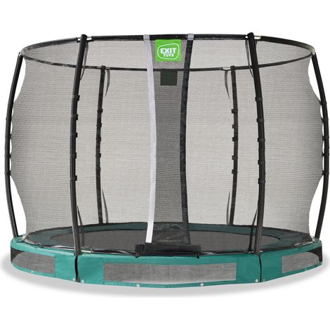 EXIT Allure Premium Bodentrampolin ø305cm - grün
