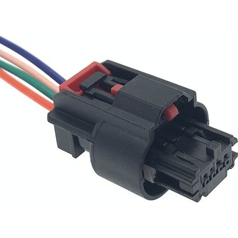 34967-4001 ist ein 4-poliger Stecker für den Roewe-Rückfahrradar-Kabelbaum für die hintere Stoßstange, Modellnummer DJ7048YA-0.6-21. (1/4)