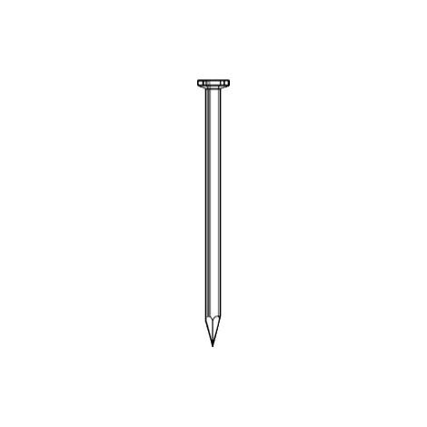Pointe tête plate galva 160x6 Boite de 5 kg Arcelor Mittal