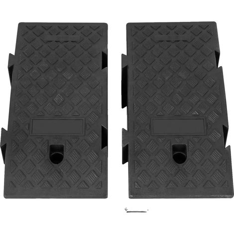 Rampes de levage, conception robuste, rangement facile, noir (1/2)