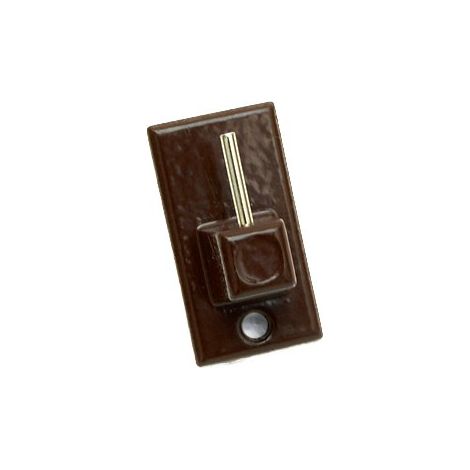 GANCIO BRIS BRIS METALLO PRONTY - MM 18X32 MARRONE CF=PZ 2- 12 confezioni