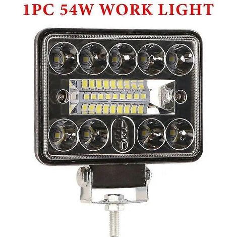 Barre lumineuse LED RXZ 102W, projecteur de travail, feu antibrouillard pour tracteur, SUV et camion, LED 3030, 34 SMD, 1 pièce (1/5)