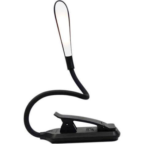 Lampe de Lecture USB Rechargeable à Clip Flexible LED pour Soins (1/5)