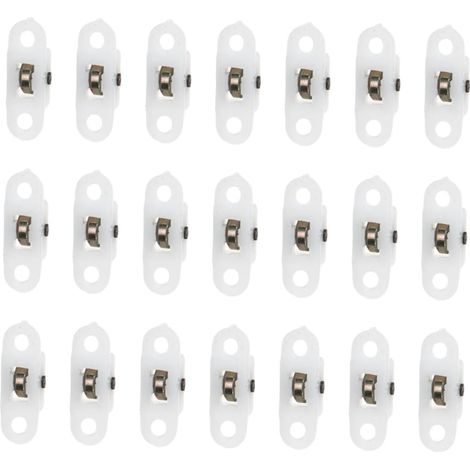 de 20 roulettes en nylon pour portes et fen tres (1/5)