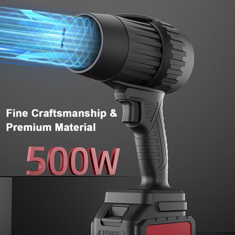 Ortviai Ventilateur Jet Portatif 500 g – Turbo Ventilateur Puissant pour Nettoyage Clavier, Voiture et Atelier – Compatible Batterie Makita (1/2)