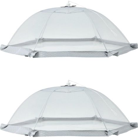 Lebensmittelabdeckung, Stahl-Polyester-Netzgewebe, faltbar 60 cm, insekten- und fliegendicht, für Picknicks, Camping, Partys (1/5)