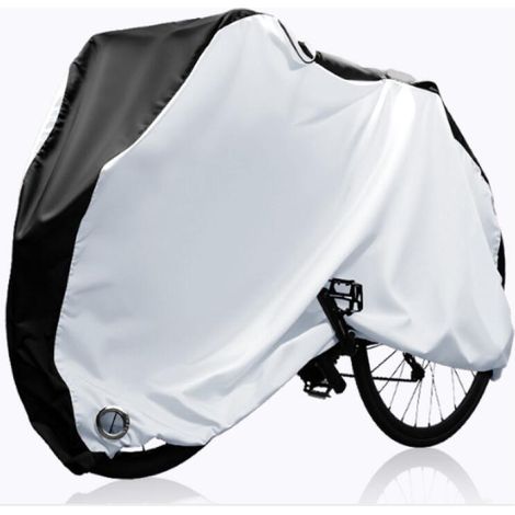 200x70x110cm Housse de Vélo Housse de Protection pour Vélo Imperméable Anti Poussière/UV/Pluie/Neige avec Trous Anti-Vol & Sac de Rangement,Bâche Protection de Bicyclette pour VTT et Vélo de Route