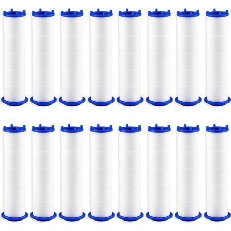 Filtre - 16 Pièces - Coton PP - Filtration Eau - Douche Universelle - 8 x 2,5 cm (1/5)