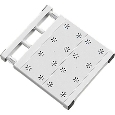 Verstellbares Spannregal für Schränke und Regalböden, robustes, ausziehbares Spannregal mit stabiler Belastbarkeit für Wohnmobil-Lagerung, Schuhablage und Bücherregal