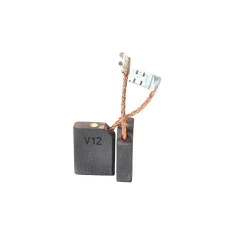 Jeu De 2 Charbons Adaptable Pour Skil. Dimensions: 6.3 X 16 X 20mm.