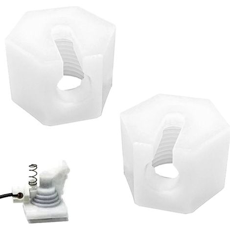 Lot de 2 pièces de rechange pour machine à soda - Accessoires - Pièces de rechange - Raccord de tuyau - Écrou de rechange - Convient pour Crystal 1.0 et 2.0 (1/5)
