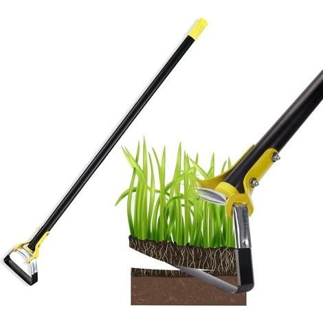 Houe de Jardin 152CM Houe à étrier pour Planter des légumes Outil de Jardinage agricole Houe à Main en Acier Inoxydable - Houe à Action réglable pour désherber/meubler Le Sol (1/4)