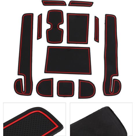12pièces Central console Liner Mats ensemble Inodore Flexible remplacement pour Suzuki Swift 2018-2020 (1/5)