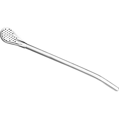 Cuillère-paille multifonctionnelle amovible en acier inoxydable pour cocktails, café et thé au lait. Idéale pour mélanger et boire.