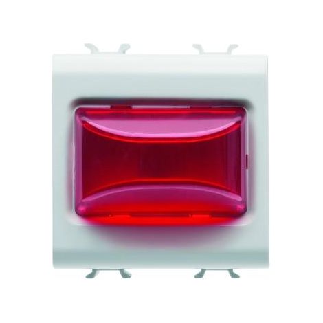 VOYANT SAILLANT ROUGE 3W 2M BLANC GEWISS GW10633