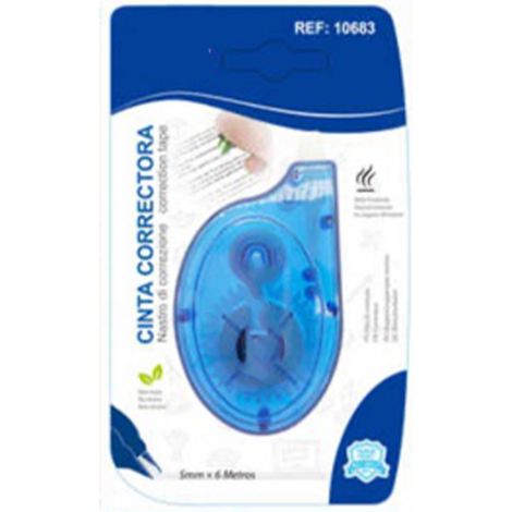 Ruban correcteur blanc de 6 m (19,7 pi) pour corriger les erreurs d'écriture. Ruban correcteur portable et adhésif puissant pour les élèves et les écoliers. 0,5 cm (0,2 po) (1/5)