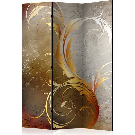 Paravent 3 Volets "Gold Letters" 135x172cm (1/2)