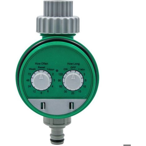 Minuterie D Arrosage - Controleur D Irrigation Automatique - Pour Robinet De Jardin - 165 X 85 X 60 Mm - 2 Piles AAA (1/5)