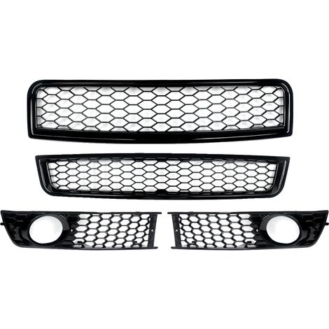 Strisce decorative per fendinebbia, in resistente materiale ABS, compatibili con Audi A4 B6, 4 pezzi (1/2)