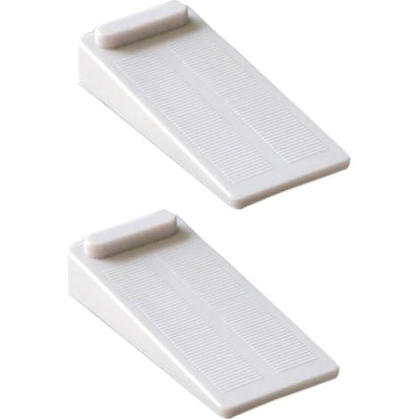 2pcs cales de porte antidérapantes avec alarme pour la sécurité (1/4)