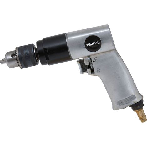Wolf 10mm Keyed Chuck Reversible Air Drill
