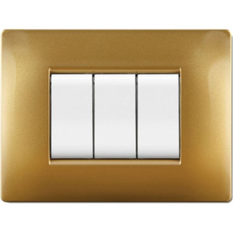 PLACCA LIFE Q LIVING PLAST SABBIA ORO   4P