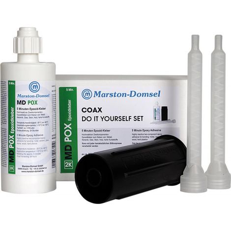 Adesivo epossidico MD-Pox 1: 1 doppia siringa 150g (Per 6)