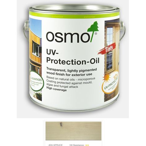 Osmo UV Protection Oil Tints - With Film Protection - Spruce - 750ml