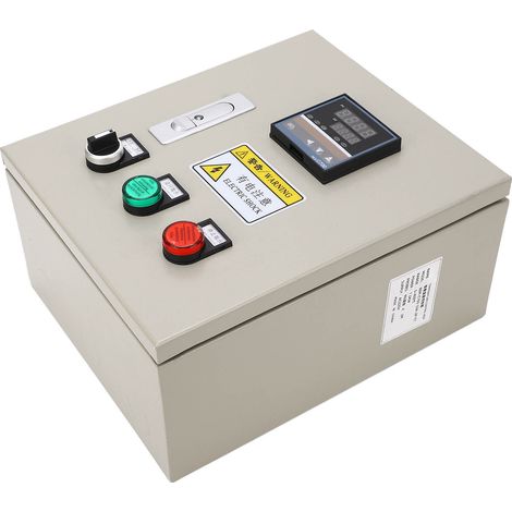 7,5 kW dreiphasiger 220VAC 32A PID-Temperaturregler mit Thermoelement, einplatiniger Systemsteuerkasten, 380V industrieller Wärmeregelungsschrank. (1/5)