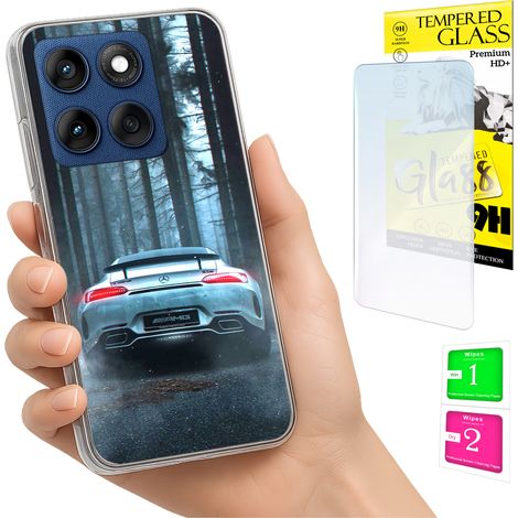 Custodia per Motorola Edge 60 Fusion / Edge 60, cover posteriore in vetro. (1/5)