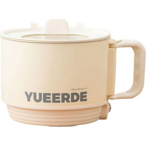 Cuiseur à riz électrique portable mini 1,2 L – Appareil de cuisine multifonctionnel tout-en-un pour la cuisson du riz, du porridge, des ramen, des nouilles, la cuisson à la vapeur et le sauté (1/5)