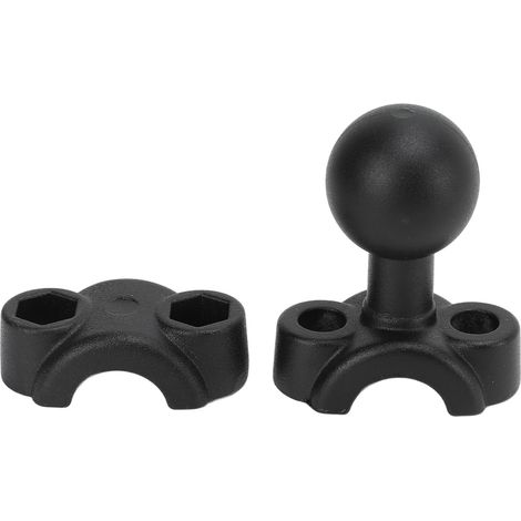 Support Moto à Boule 1 Pouce, Adaptateur Tige pour Barres 9-15mm, Fixation Universelle pour Guidon, Pivot en Acier pour Rampe (1/5)
