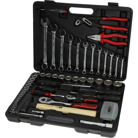 KS Tools  Set di utensili da 1/4'' + 1/2''  88 pezzi 