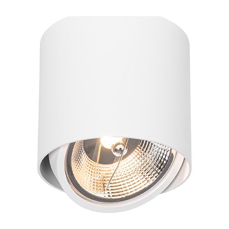 QAZQA Diseño Foco de diseño con AR111 - Impact Aluminio Cilíndra Adecuado para LED Max. 1 x 50 Watt