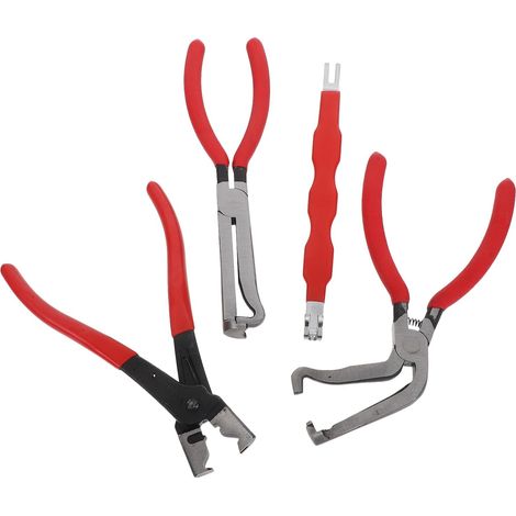 Pince de Déconnexion Électrique en Acier Carbone Haute Résistance Design Compact pour Séparation Facile des Connecteurs Électriques, Ensemble 4 Pièces Adapté aux SUV et Camions - (1/5)