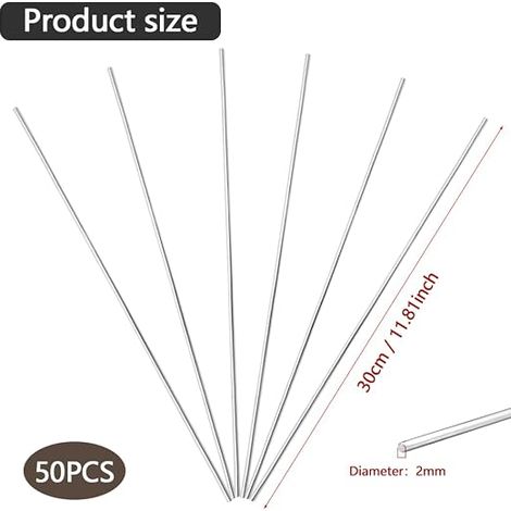 TIG Welding Wires Aluminium Low Temperature 2 x 300 mm (1/4)