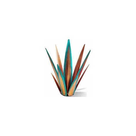Grande Sculpture Rustique Tequila, Plantes D'Agave en MéTal pour Patio ExtéRieur, DéCoration D'IntéRieur Peinte à la Main 55Cm (1/4)