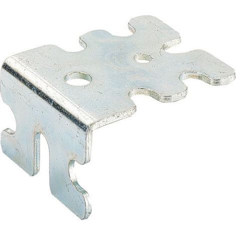 1 Équerre Système 32 Acier Zingué Hettich, L.50 Mm
