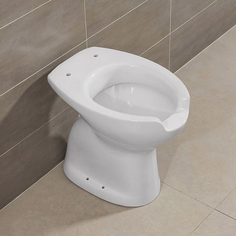 Wc per disabili con apertura frontale e scarico a terra H 51 cm (1/5)