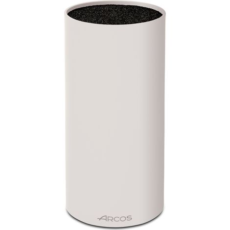 Arcos Blocco per coltelli circolare bianco design moderno