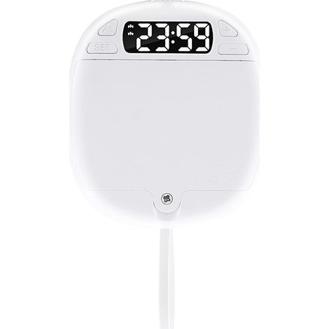 TS-BC670 Lautloser Vibrationswecker – Weckt Schüler sanft und effektiv – Kreatives, niedliches Haustier-Design – Stumm – Weiß (1/5)