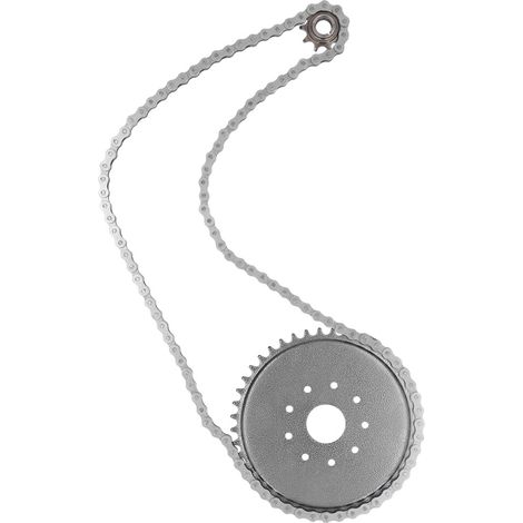 Ein 10-Zahn-Ritzel vorne und ein 44-Zahn-Ritzel hinten, geeignet für Motorräder mit 48-80 cm³ Hubraum, gepaart mit einer 415er Kette.
