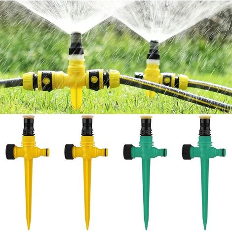 4 arroseurs de pelouse (vert, jaune), arroseurs de jardin (1/5)