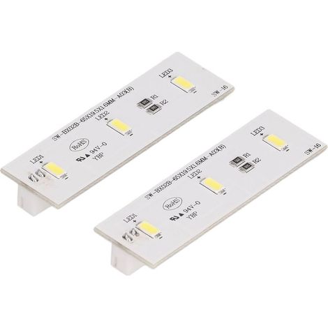 Barre lumineuse LED de remplacement pour réfrigérateur, 2 pièces, pièce de réparation pour SW BX02B DC 12V (1/5)