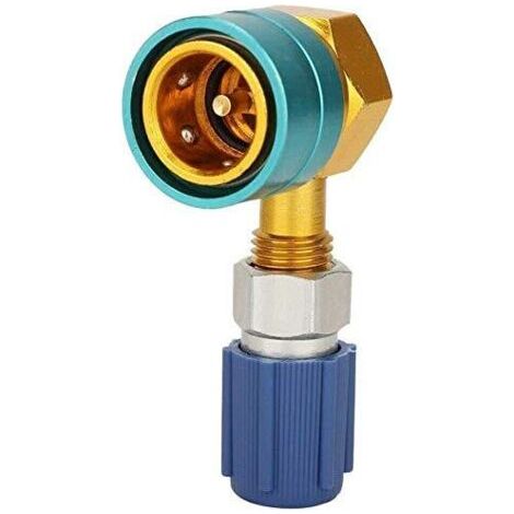 R1234YF adaptateur R134A connecteur de Port de Conversion côté basse tension coupleur rapide (1/4)