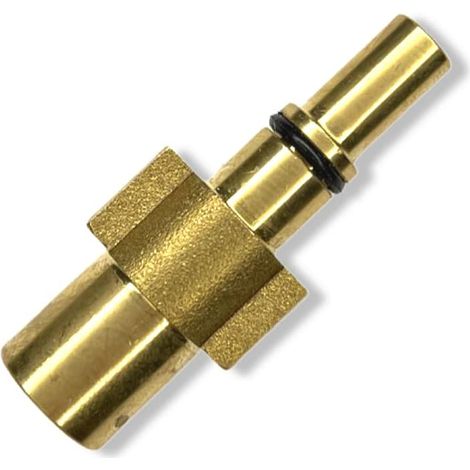 Adaptateur Haute Pression Universel - Lot de 10 Pièces - Laiton Chromé - Connexion Quick Click et Baïonnette - Pour Kärcher Nilfisk Parkside - M22 x 1,5 et 1/4 Pouces (1/3)