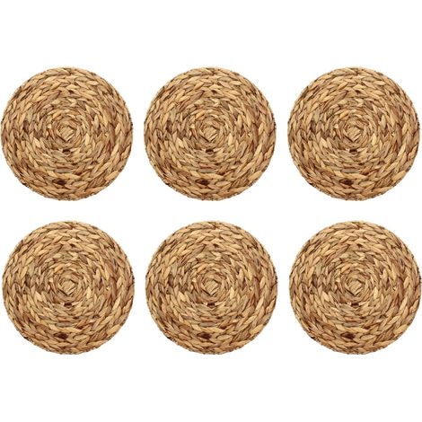 Lot de 6 sets de table en jacinthe d'eau, JAVA (1/2)