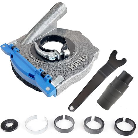 Hotte d'aspiration pour meuleuse d'angle, construction robuste en aluminium 125 mm (1/5)